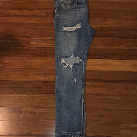 Crysp Denim Ripped Jeans - Picture 2 of 3